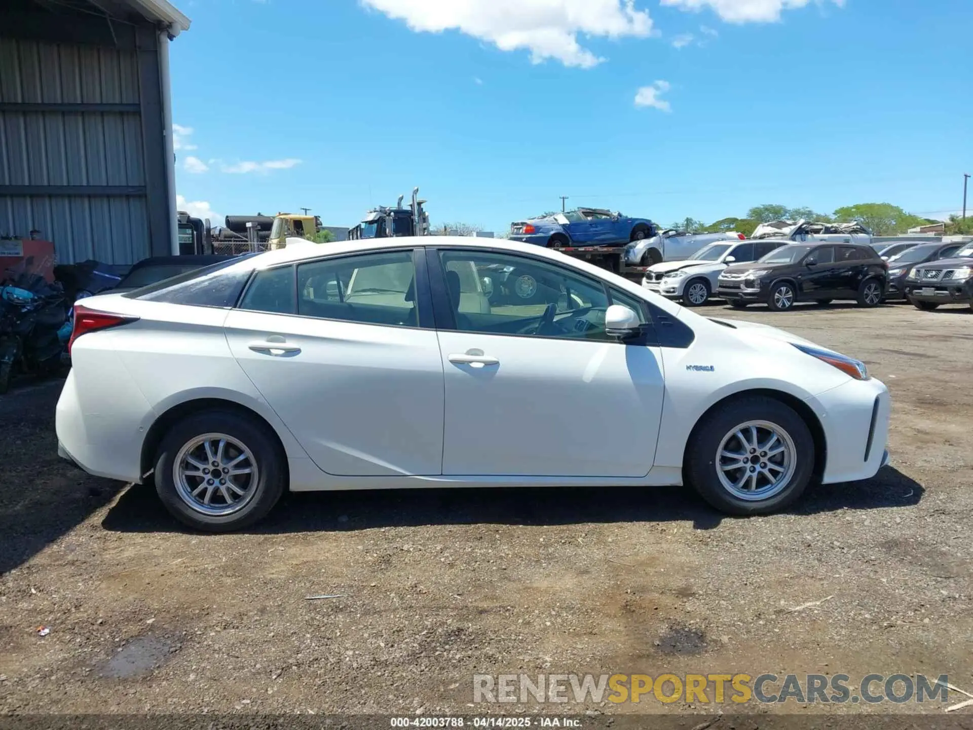 13 Photograph of a damaged car JTDKARFU3K3076981 TOYOTA PRIUS 2019