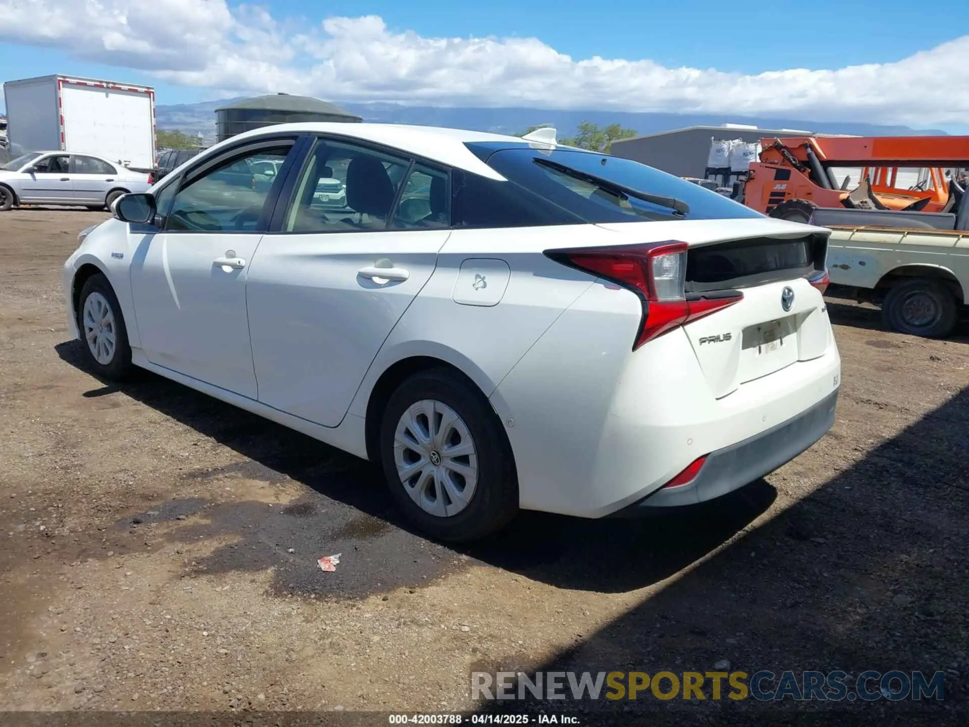 3 Photograph of a damaged car JTDKARFU3K3076981 TOYOTA PRIUS 2019