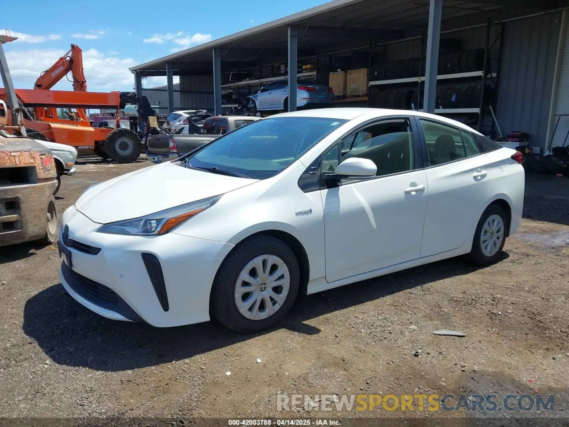 6 Photograph of a damaged car JTDKARFU3K3076981 TOYOTA PRIUS 2019