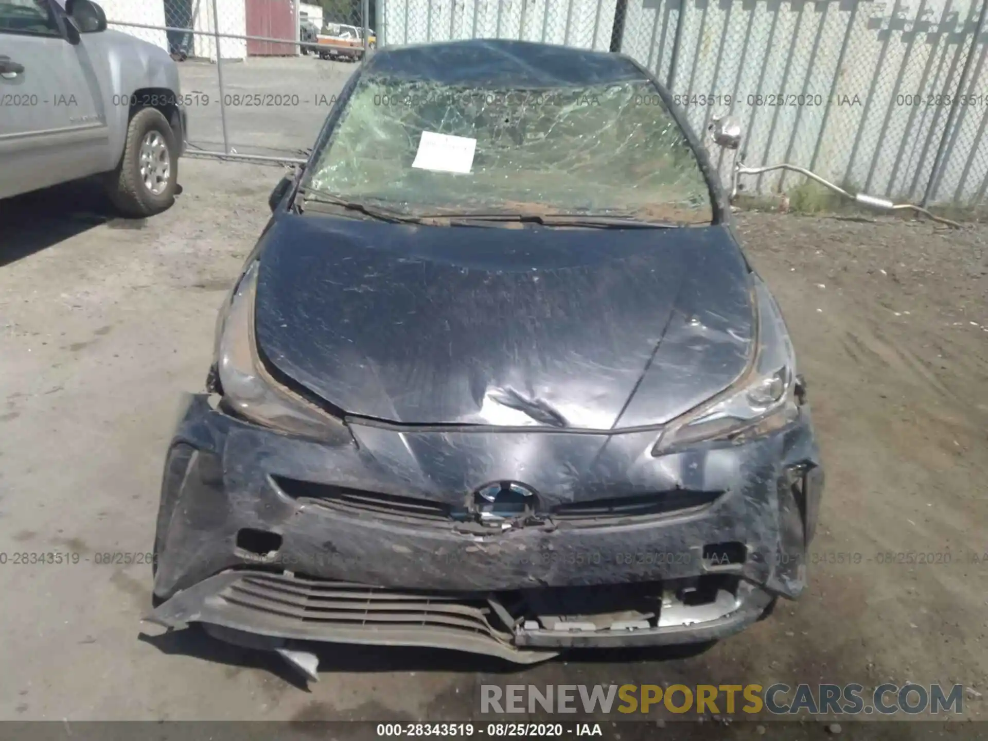 6 Photograph of a damaged car JTDKARFU3K3078522 TOYOTA PRIUS 2019