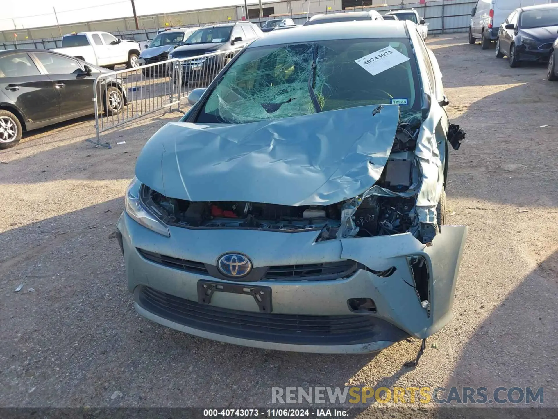 12 Photograph of a damaged car JTDKARFU3K3082148 TOYOTA PRIUS 2019