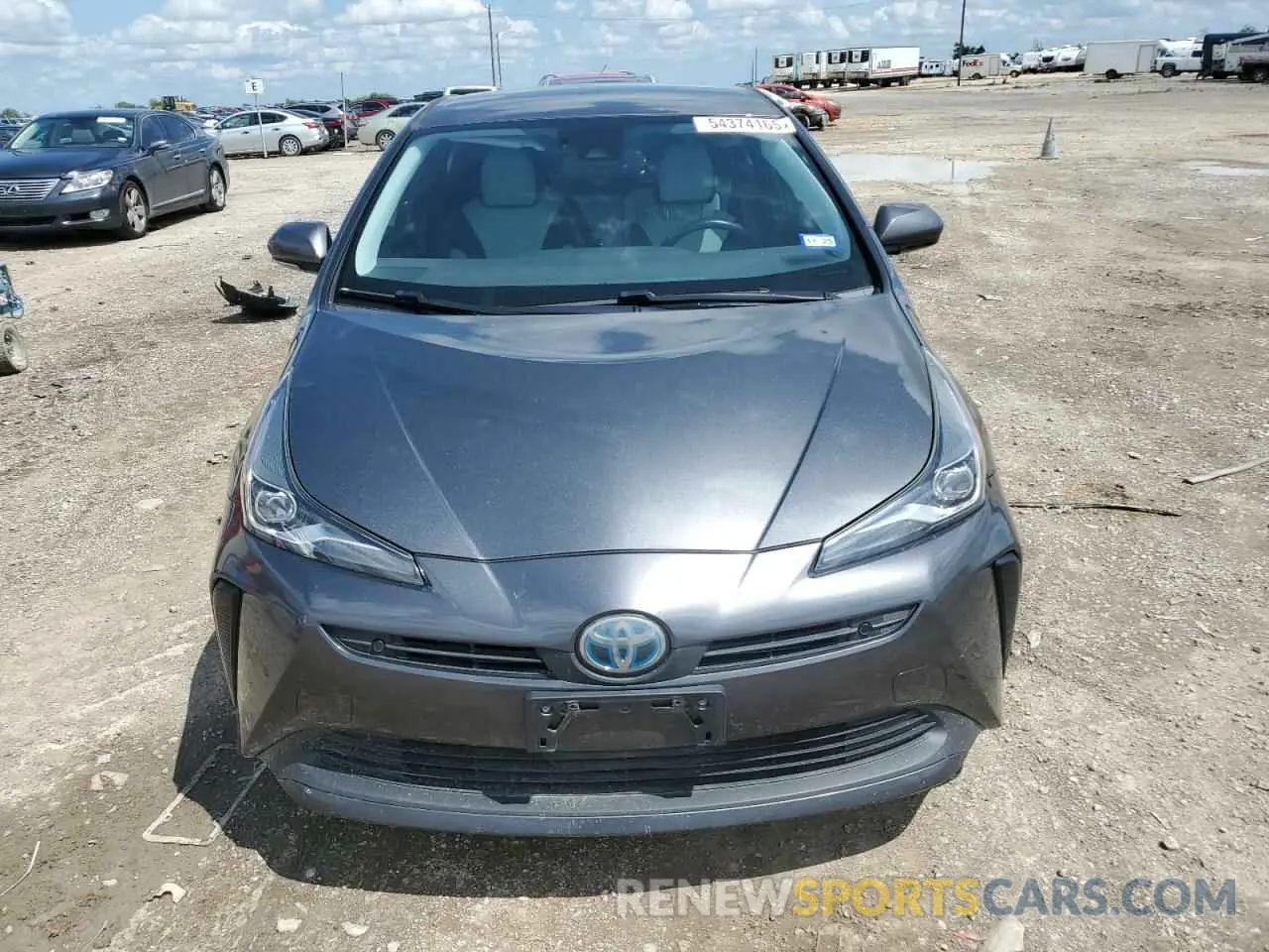 5 Photograph of a damaged car JTDKARFU3K3083235 TOYOTA PRIUS 2019