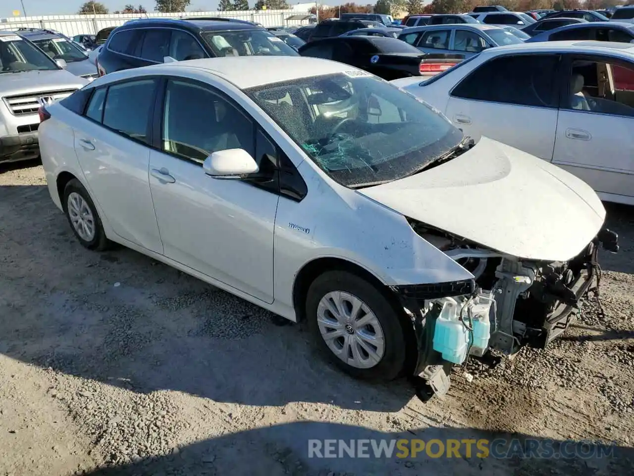 4 Photograph of a damaged car JTDKARFU3K3084692 TOYOTA PRIUS 2019