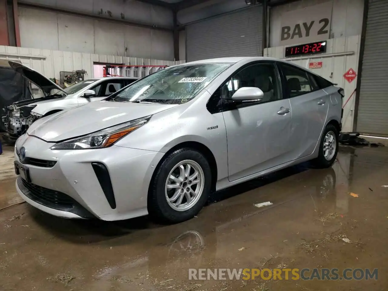 1 Photograph of a damaged car JTDKARFU3K3085289 TOYOTA PRIUS 2019