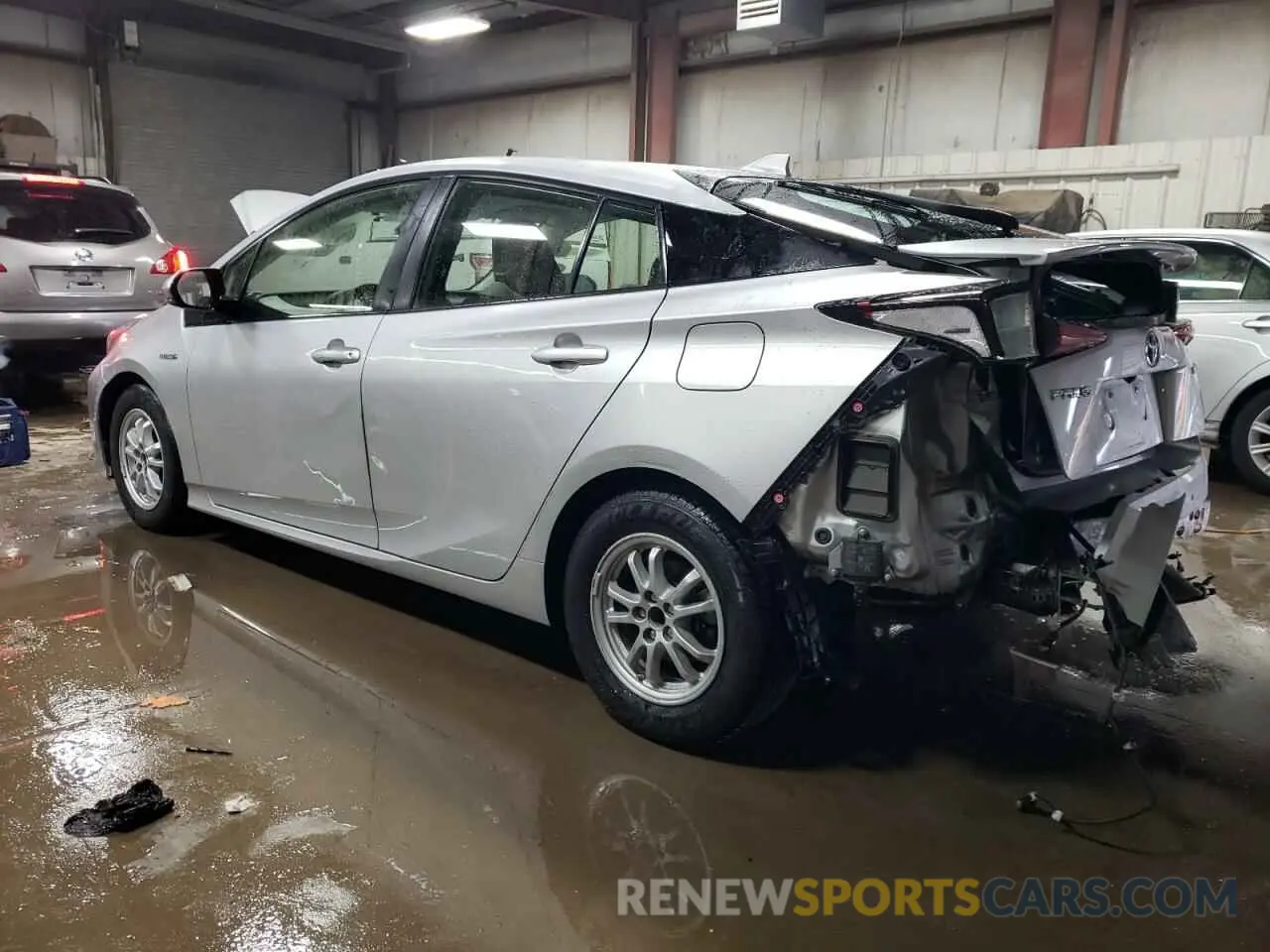 2 Photograph of a damaged car JTDKARFU3K3085289 TOYOTA PRIUS 2019