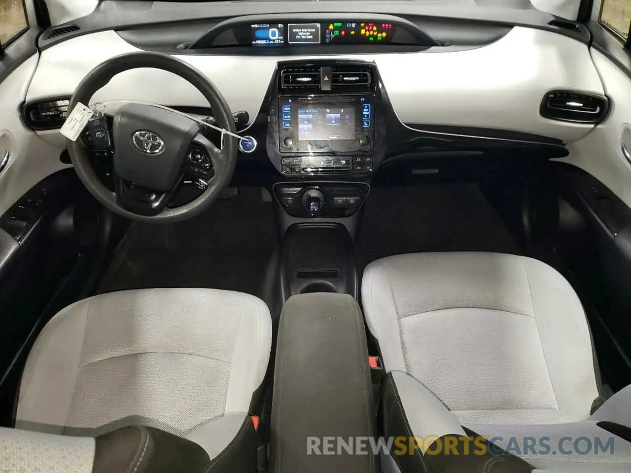 8 Photograph of a damaged car JTDKARFU3K3085289 TOYOTA PRIUS 2019