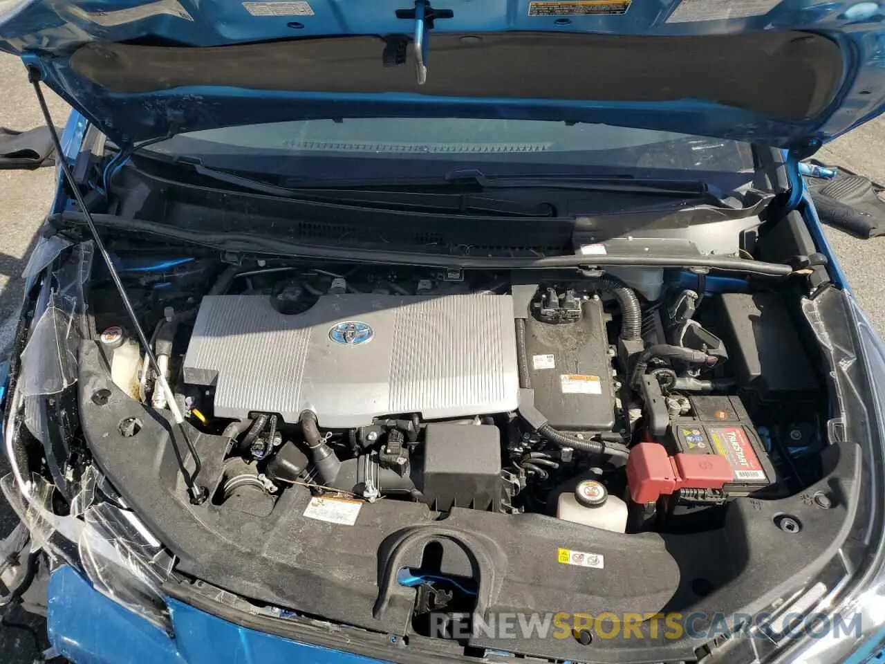 11 Photograph of a damaged car JTDKARFU3K3088497 TOYOTA PRIUS 2019