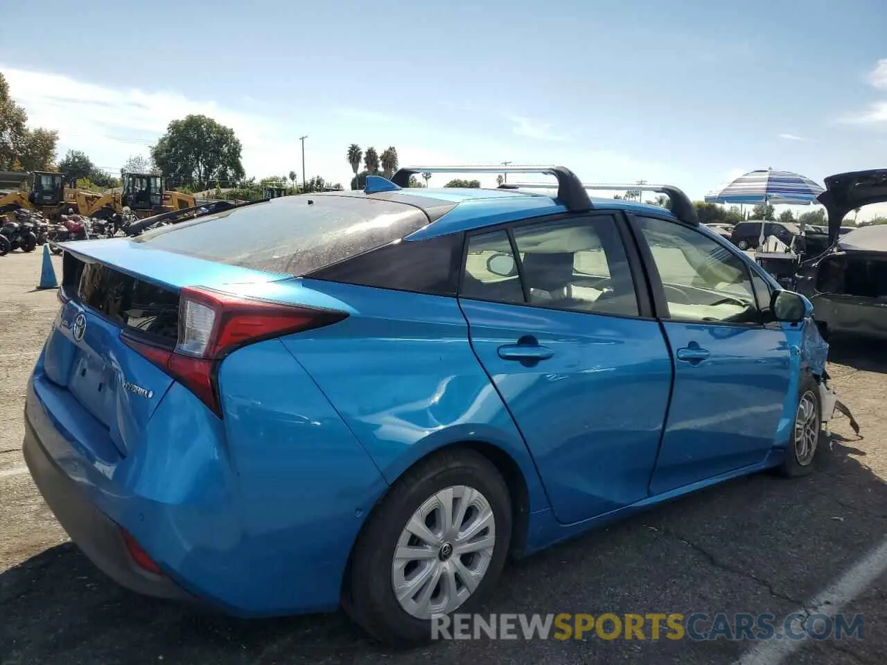 3 Photograph of a damaged car JTDKARFU3K3088497 TOYOTA PRIUS 2019