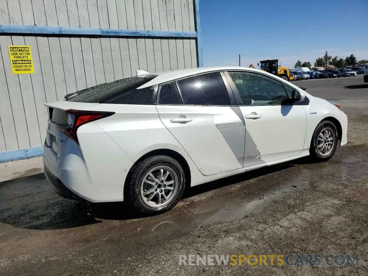 3 Photograph of a damaged car JTDKARFU3K3089004 TOYOTA PRIUS 2019