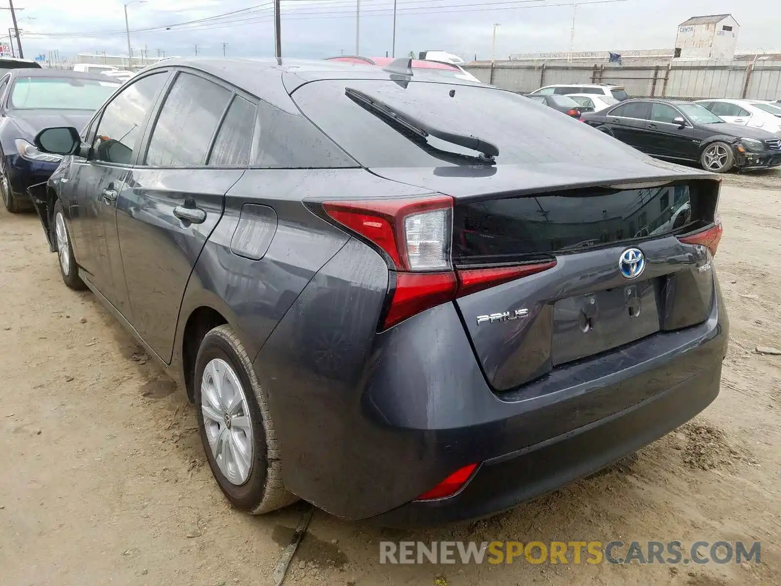 3 Photograph of a damaged car JTDKARFU3K3090198 TOYOTA PRIUS 2019