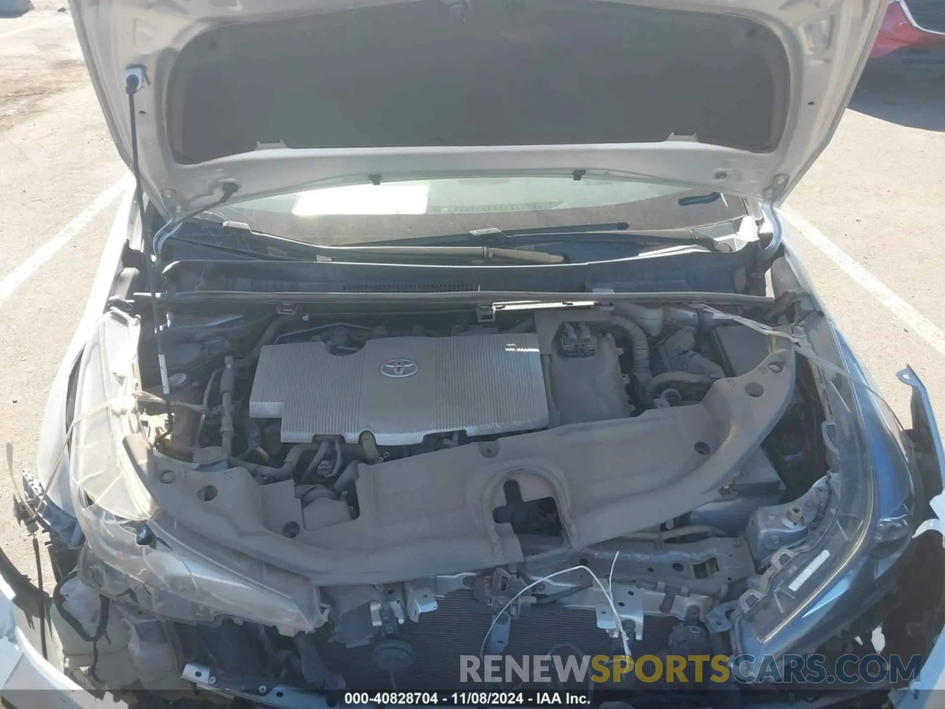 10 Photograph of a damaged car JTDKARFU3K3090363 TOYOTA PRIUS 2019