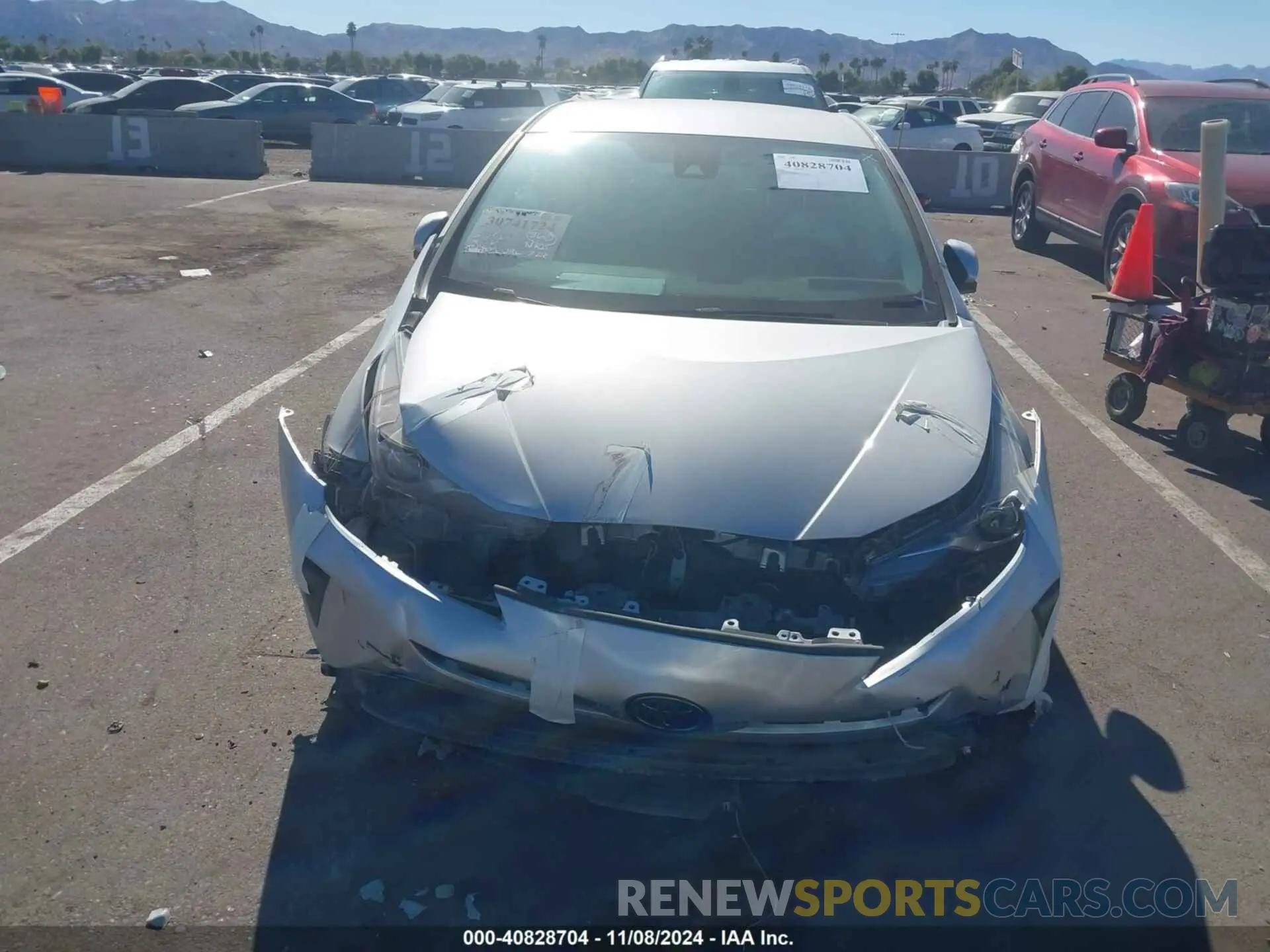 12 Photograph of a damaged car JTDKARFU3K3090363 TOYOTA PRIUS 2019
