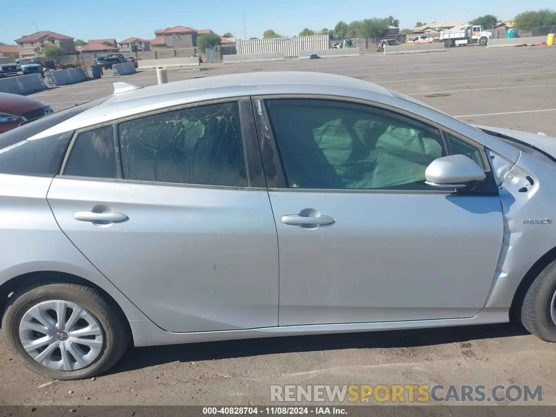 13 Photograph of a damaged car JTDKARFU3K3090363 TOYOTA PRIUS 2019