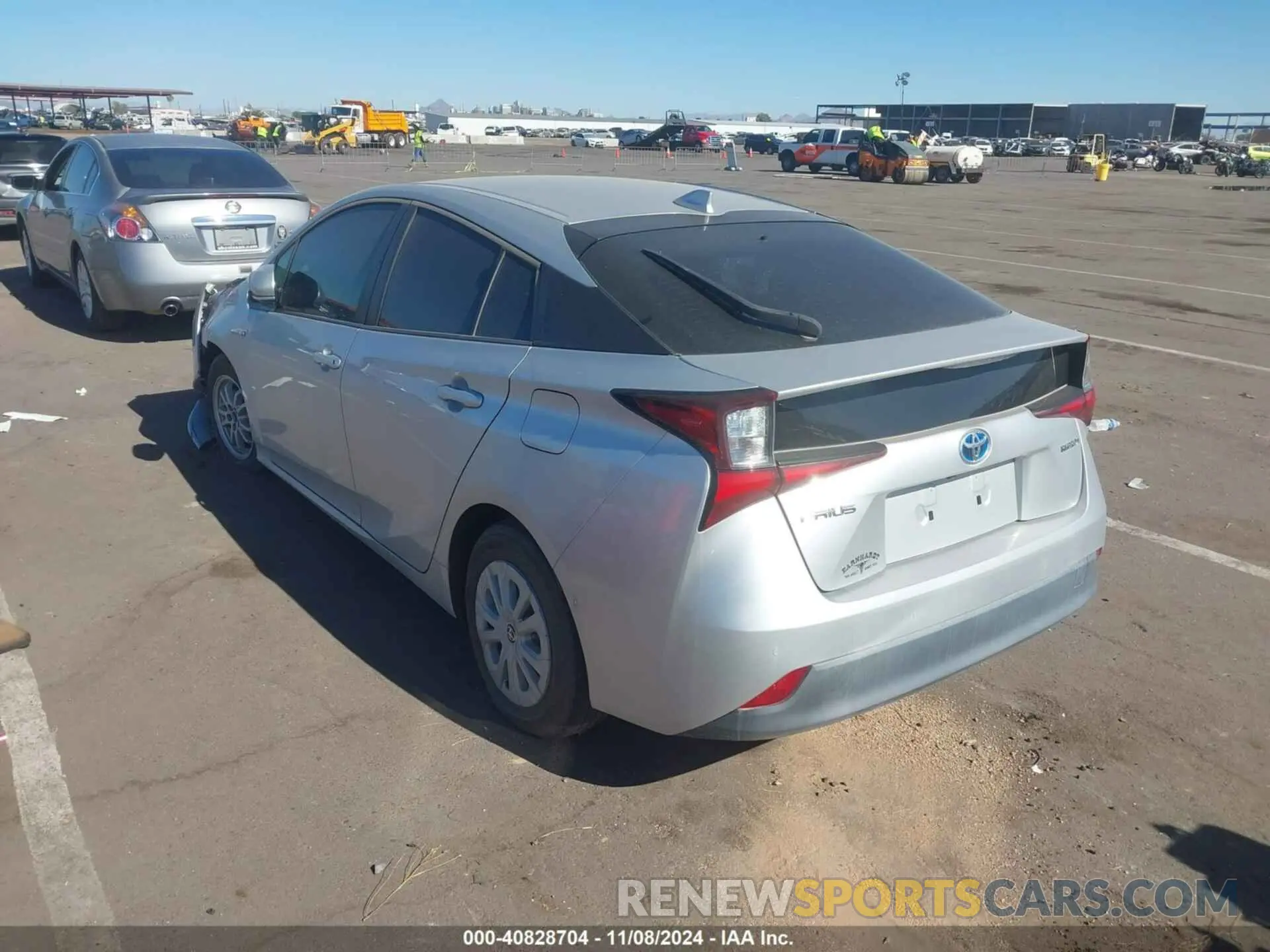 3 Photograph of a damaged car JTDKARFU3K3090363 TOYOTA PRIUS 2019