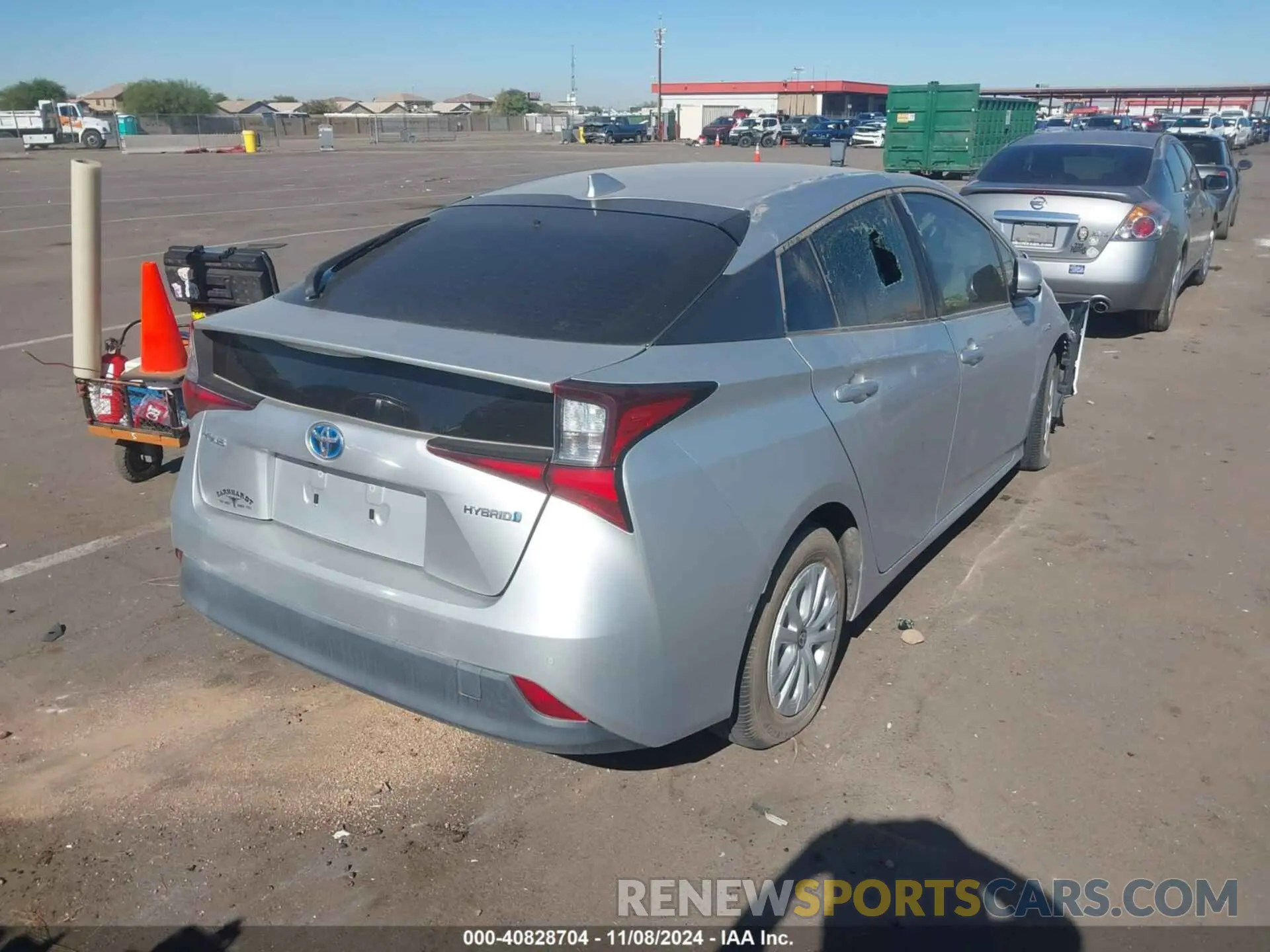 4 Photograph of a damaged car JTDKARFU3K3090363 TOYOTA PRIUS 2019