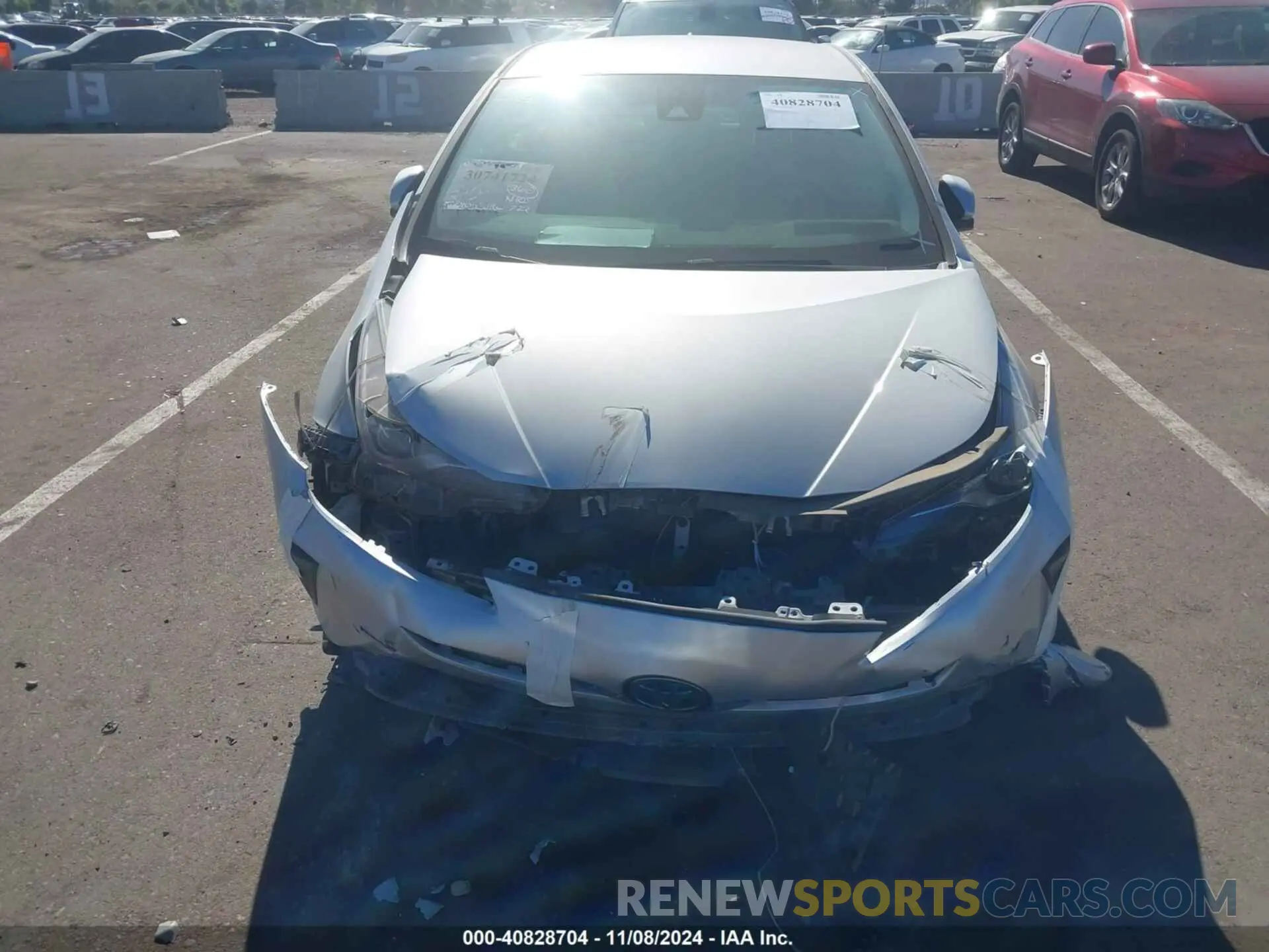 6 Photograph of a damaged car JTDKARFU3K3090363 TOYOTA PRIUS 2019