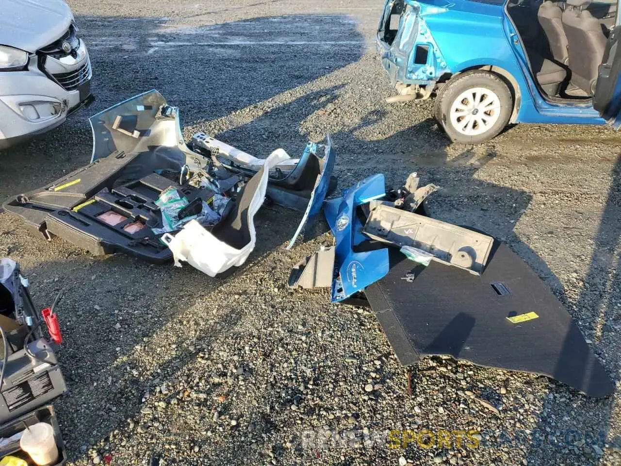 13 Photograph of a damaged car JTDKARFU3K3091335 TOYOTA PRIUS 2019