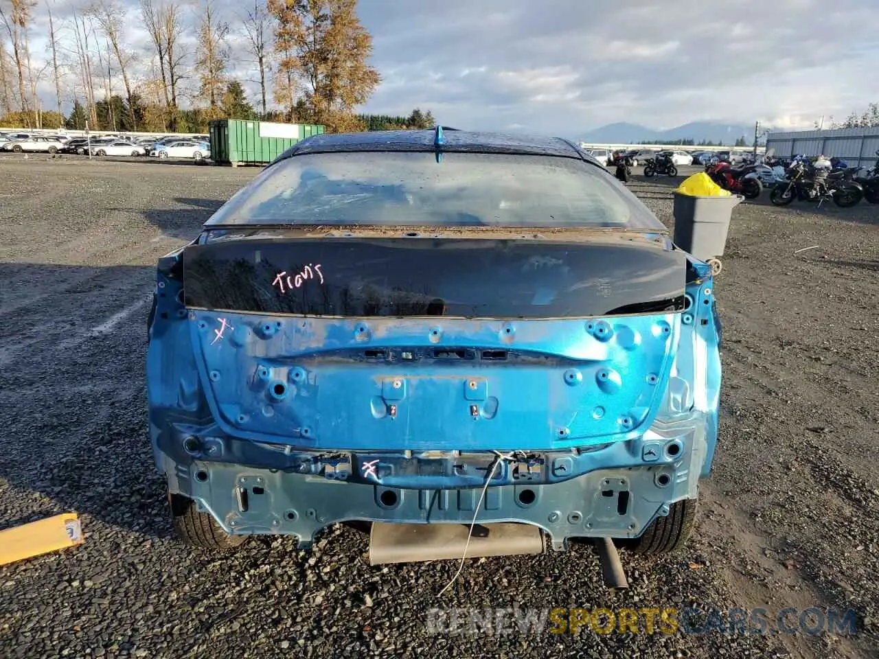 6 Photograph of a damaged car JTDKARFU3K3091335 TOYOTA PRIUS 2019