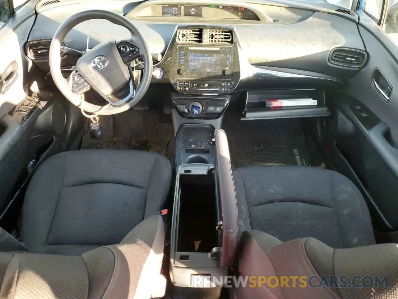 8 Photograph of a damaged car JTDKARFU3K3091335 TOYOTA PRIUS 2019