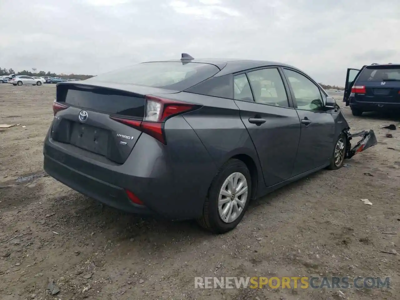 4 Photograph of a damaged car JTDKARFU3K3091805 TOYOTA PRIUS 2019