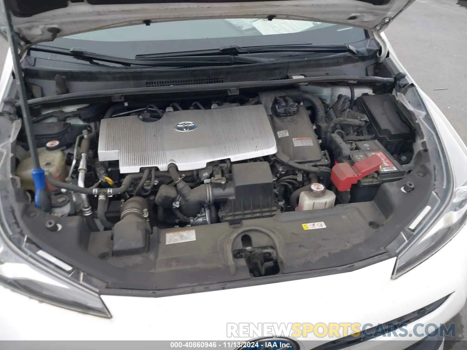 10 Photograph of a damaged car JTDKARFU3K3092081 TOYOTA PRIUS 2019