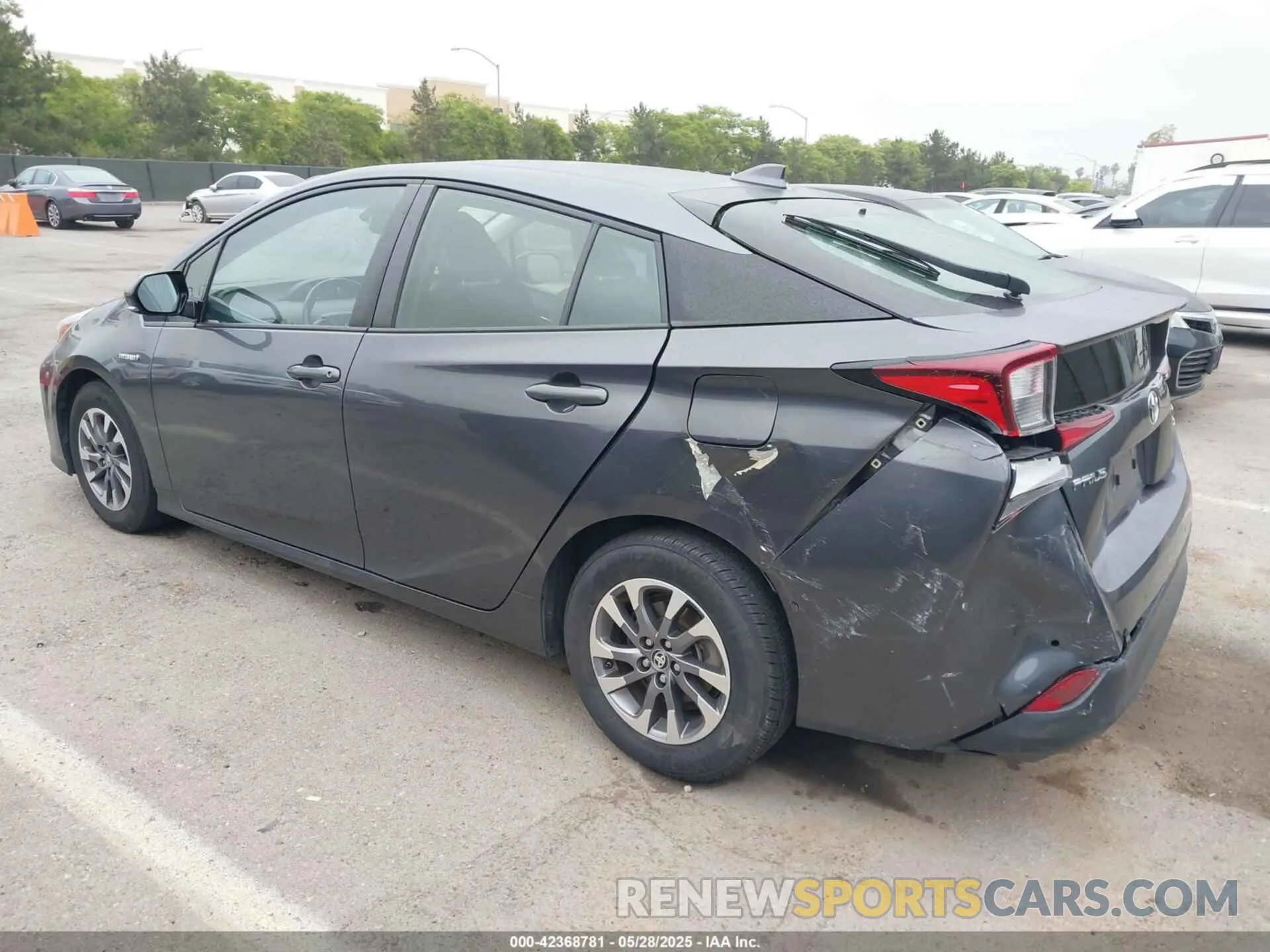 3 Photograph of a damaged car JTDKARFU3K3093621 TOYOTA PRIUS 2019