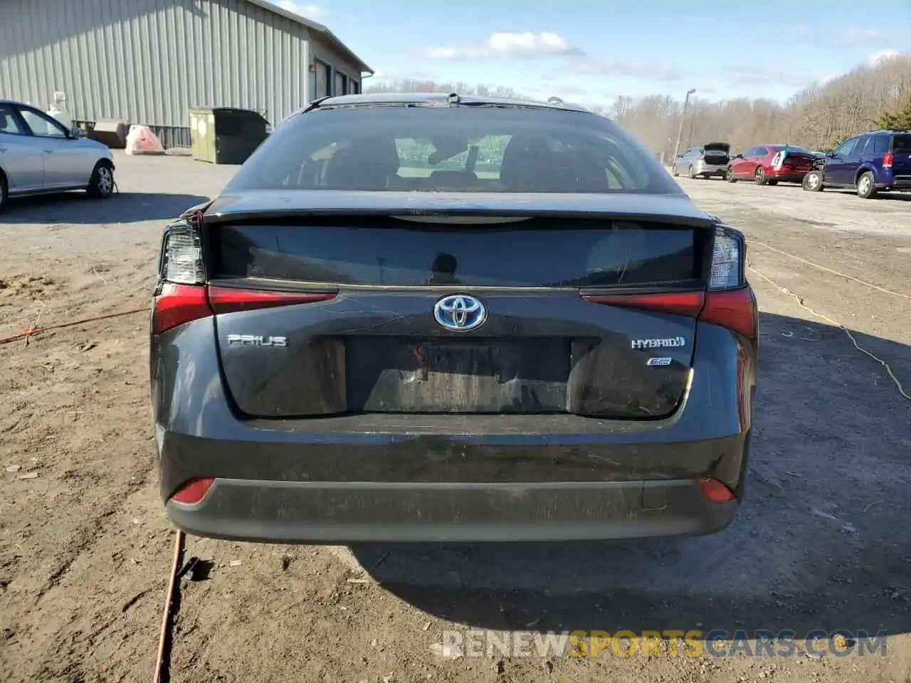 6 Photograph of a damaged car JTDKARFU3K3096373 TOYOTA PRIUS 2019