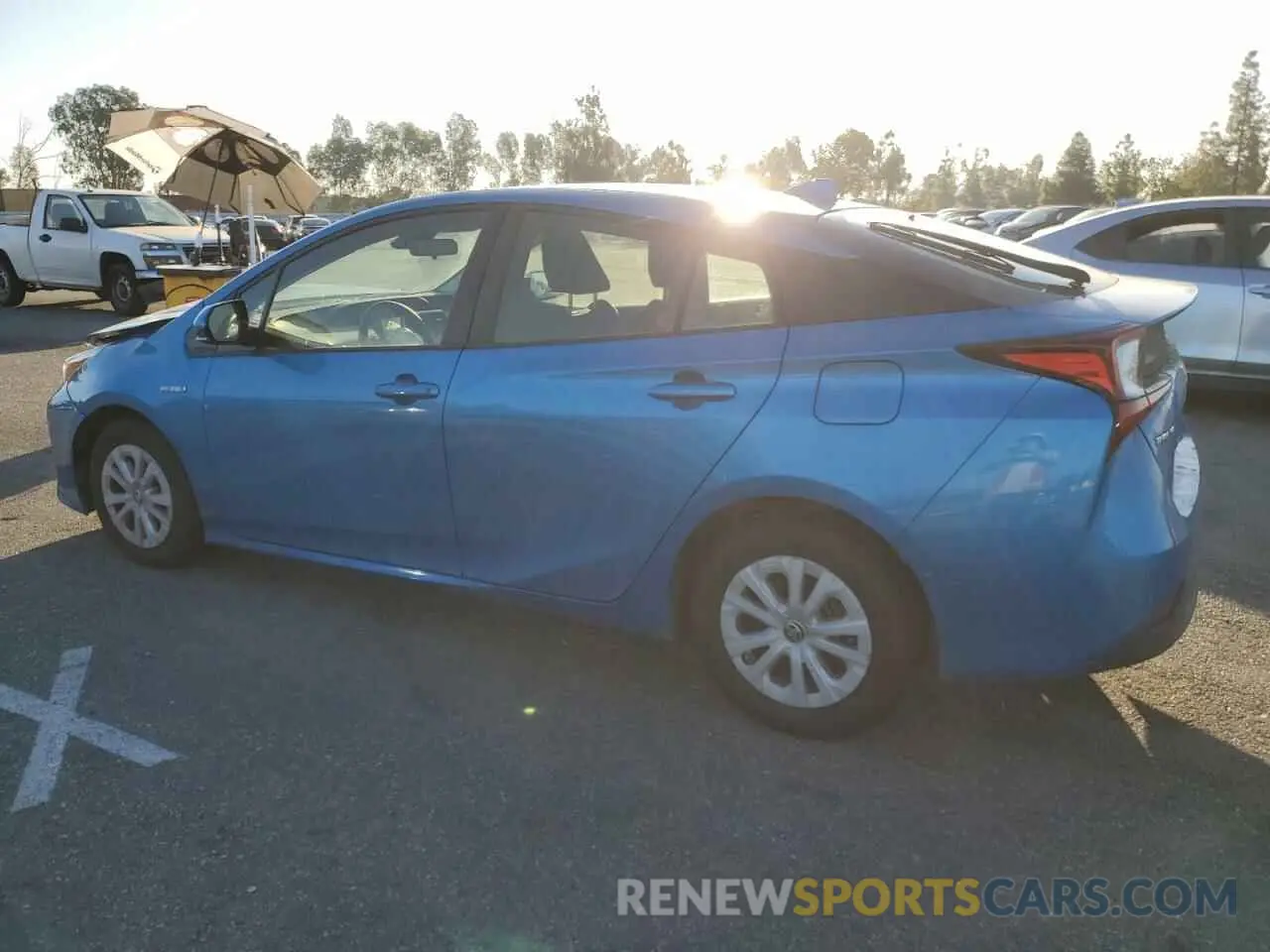 2 Photograph of a damaged car JTDKARFU3K3096759 TOYOTA PRIUS 2019