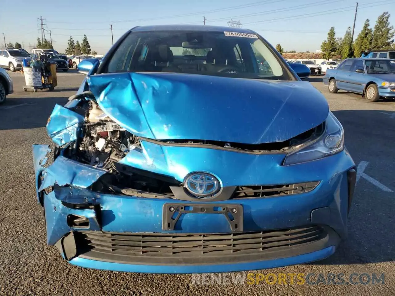 5 Photograph of a damaged car JTDKARFU3K3096759 TOYOTA PRIUS 2019