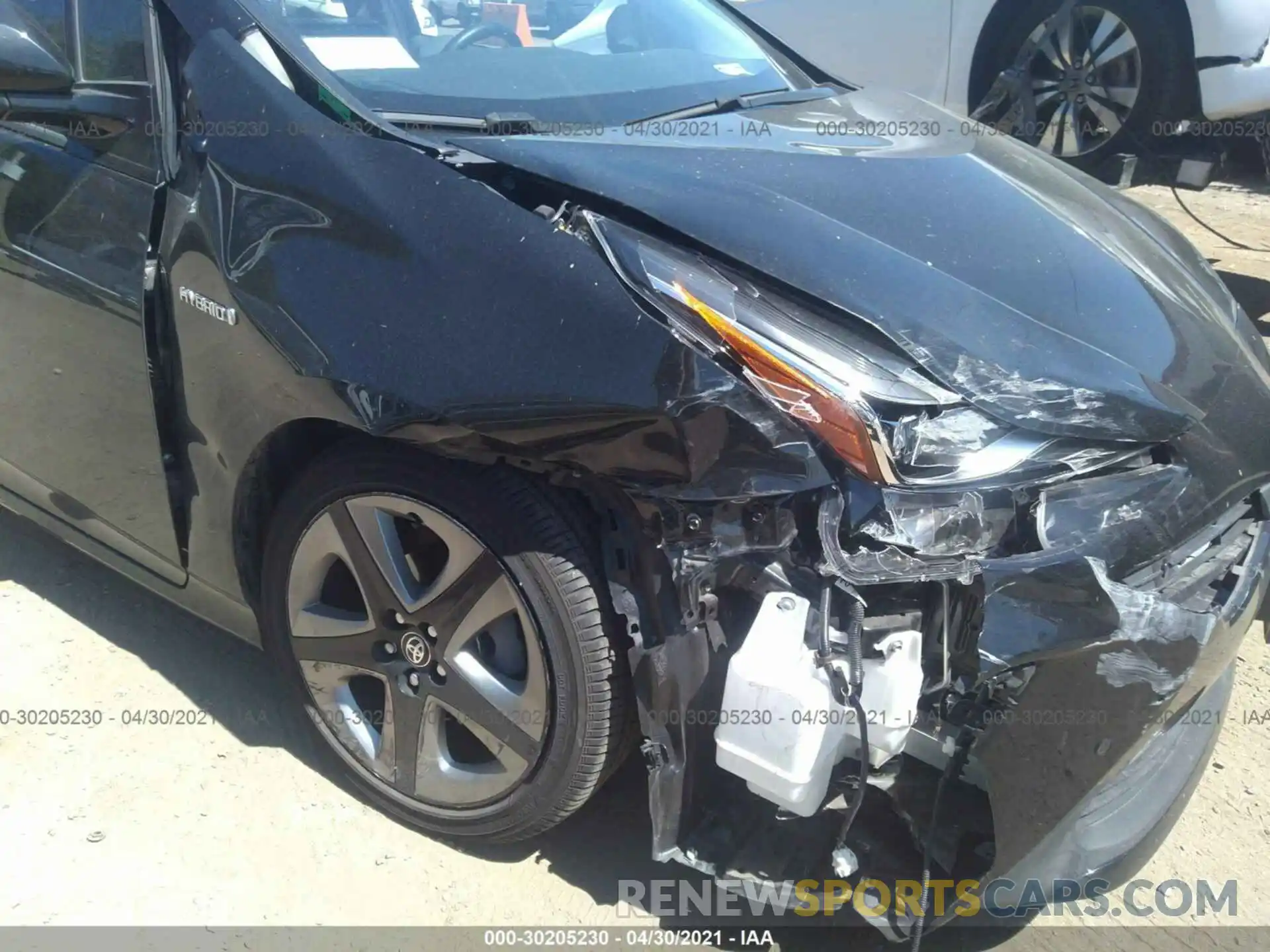 6 Photograph of a damaged car JTDKARFU3K3097703 TOYOTA PRIUS 2019