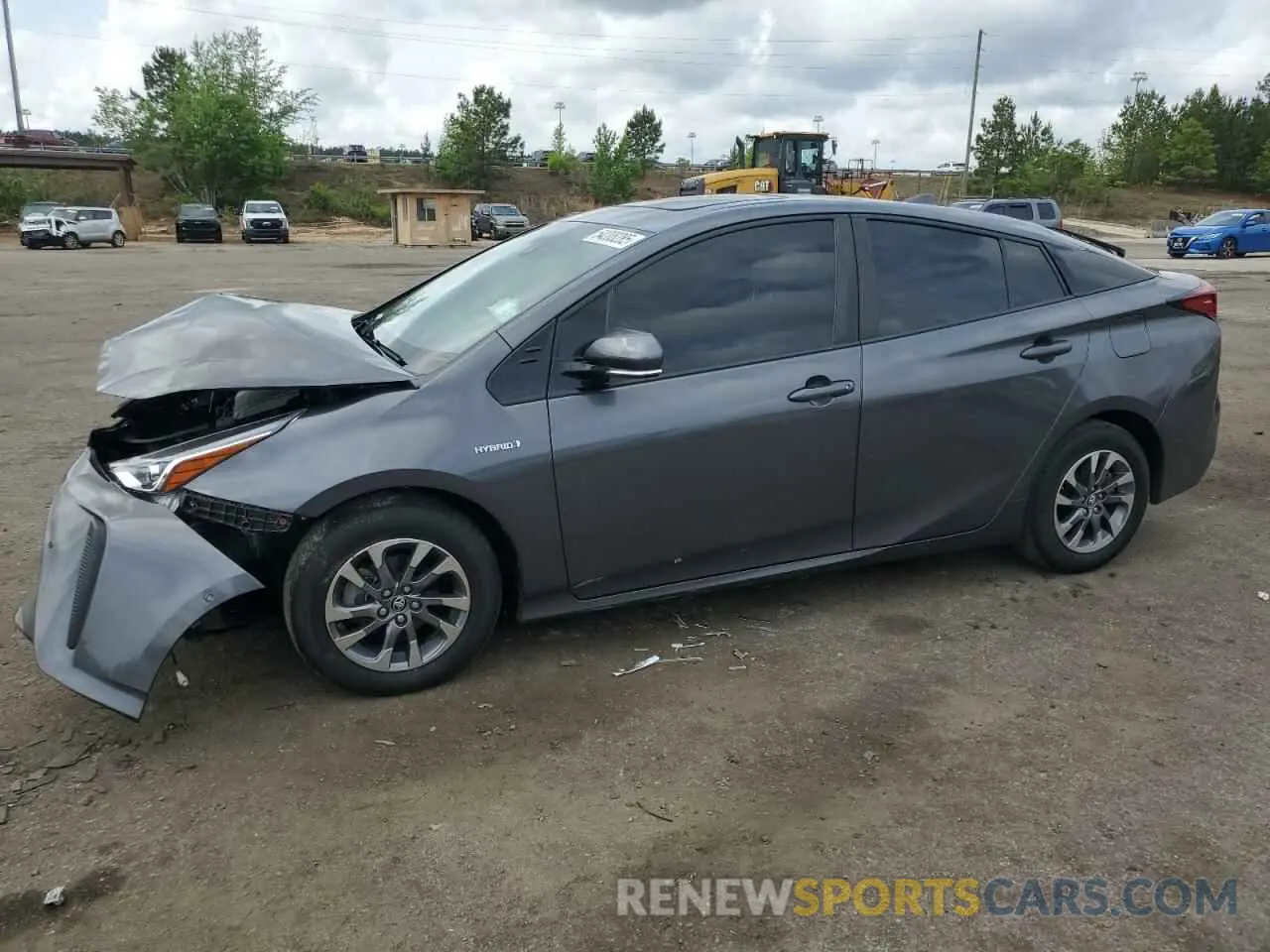 1 Photograph of a damaged car JTDKARFU3K3097846 TOYOTA PRIUS 2019