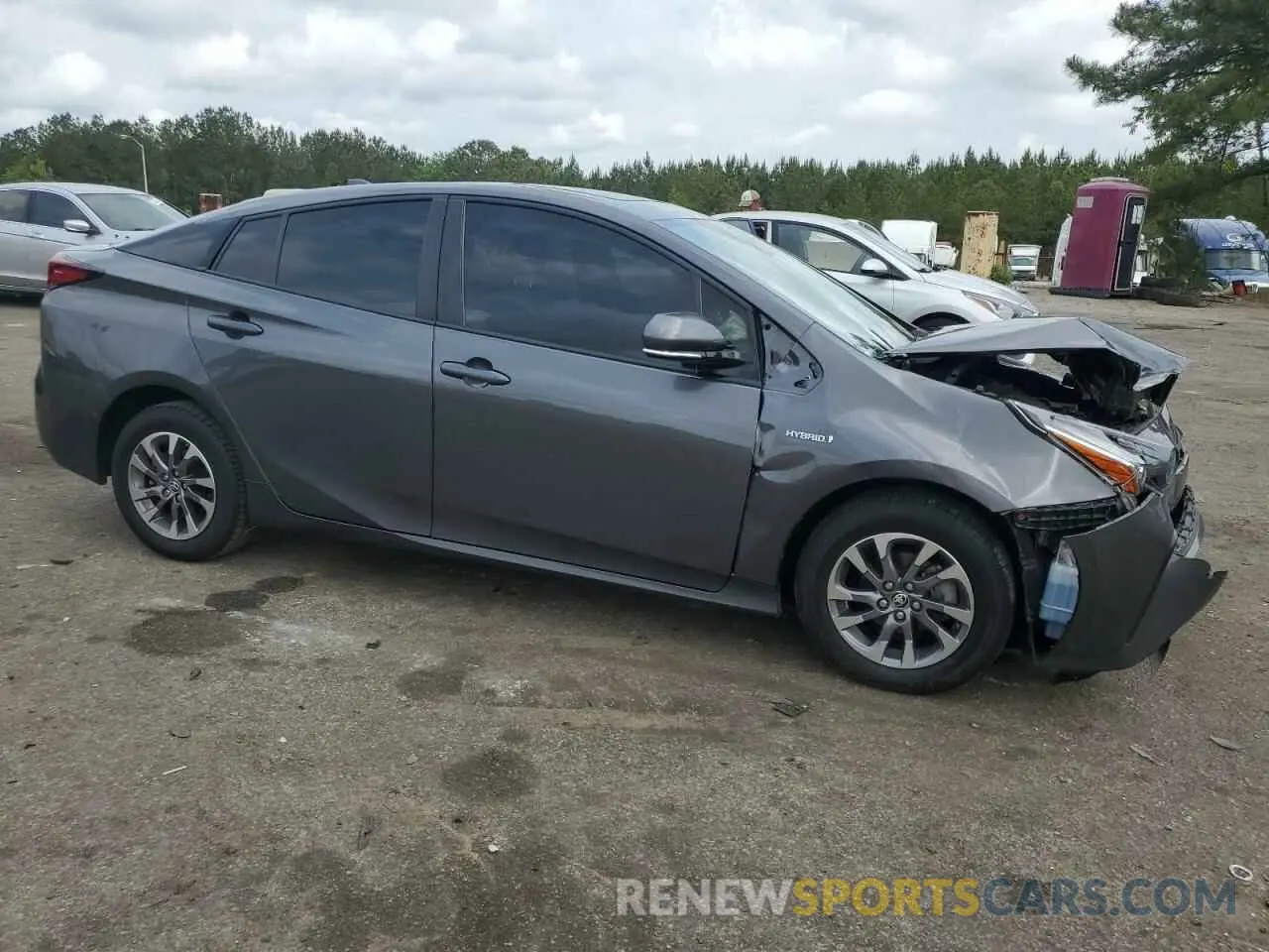 4 Photograph of a damaged car JTDKARFU3K3097846 TOYOTA PRIUS 2019