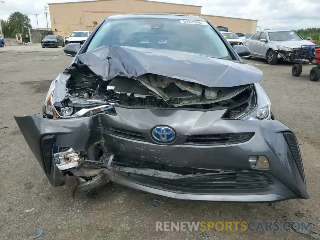 5 Photograph of a damaged car JTDKARFU3K3097846 TOYOTA PRIUS 2019