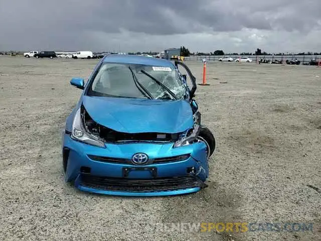 10 Photograph of a damaged car JTDKARFU3K3099712 TOYOTA PRIUS 2019