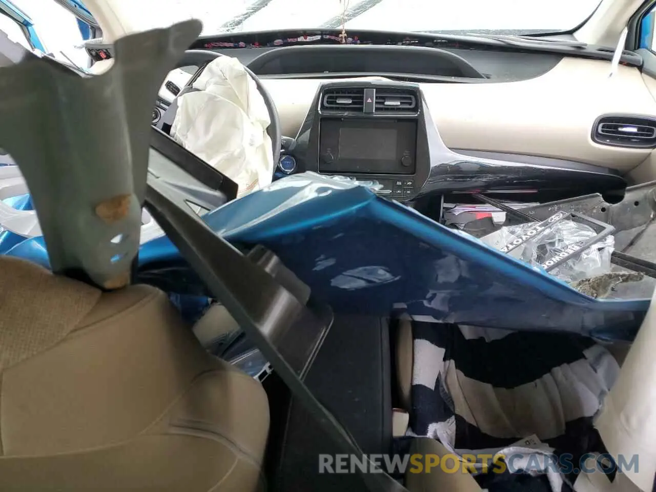 8 Photograph of a damaged car JTDKARFU3K3099712 TOYOTA PRIUS 2019