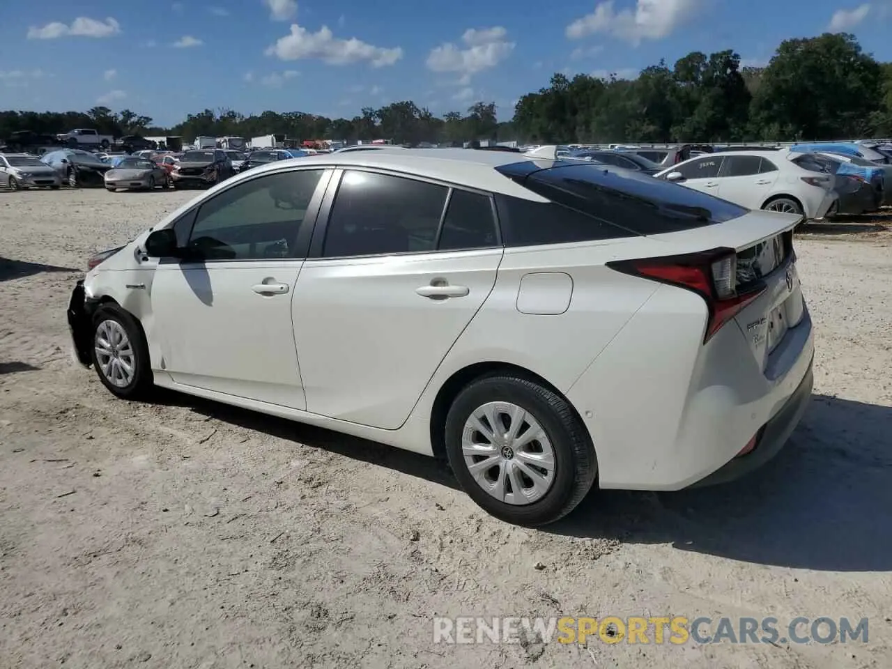 2 Photograph of a damaged car JTDKARFU3K3100227 TOYOTA PRIUS 2019