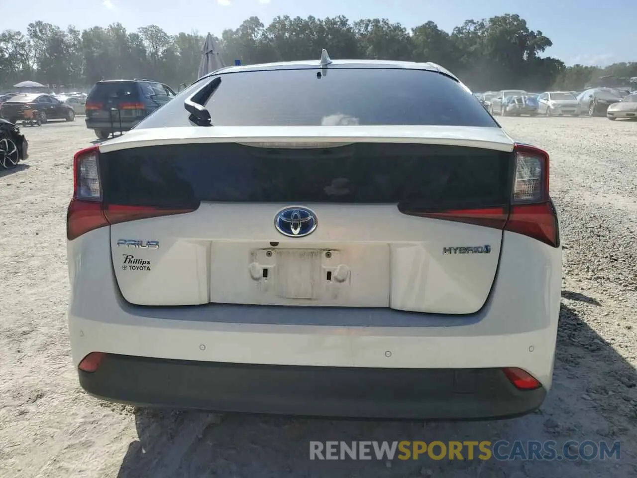 6 Photograph of a damaged car JTDKARFU3K3100227 TOYOTA PRIUS 2019