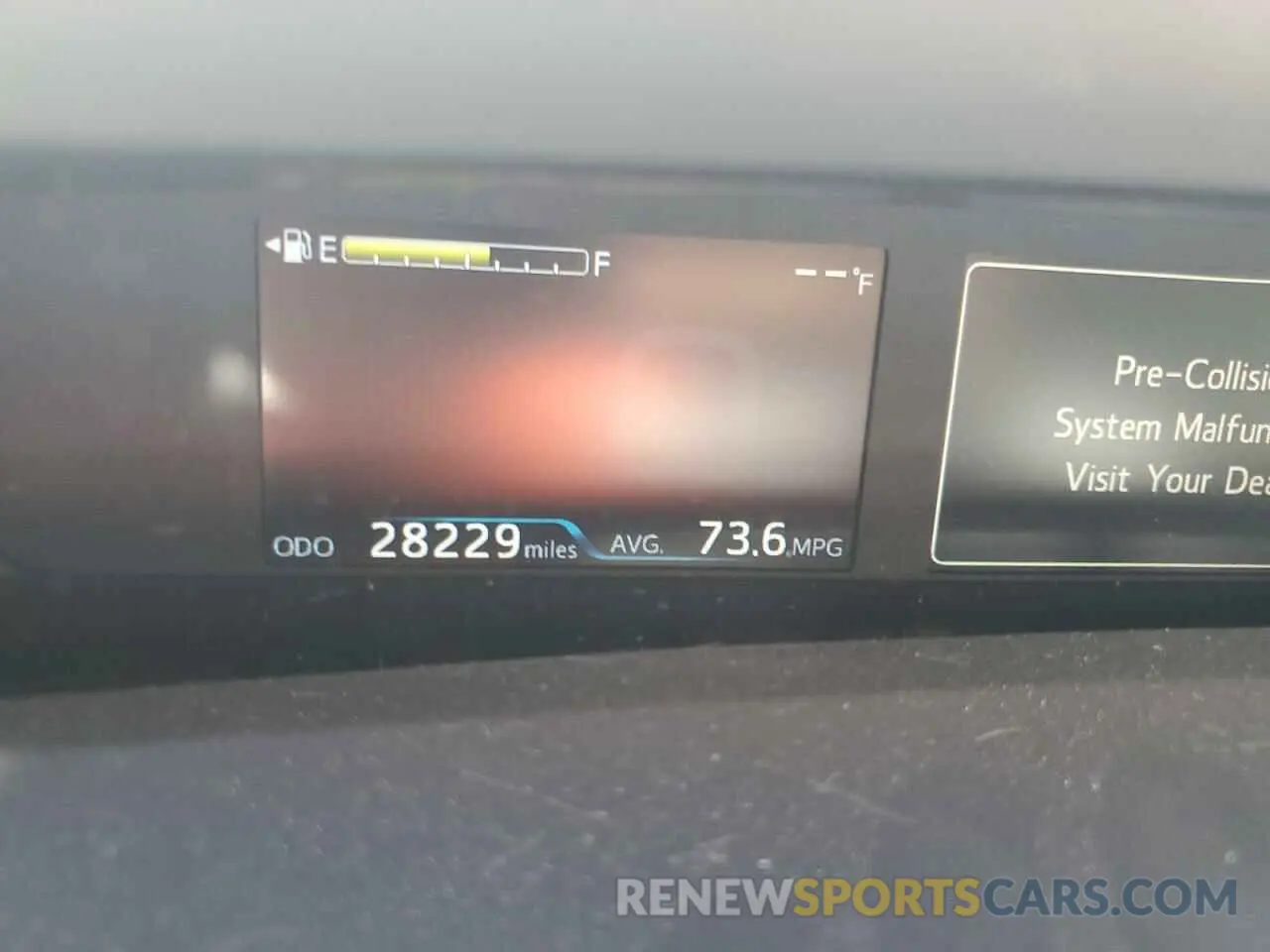 9 Photograph of a damaged car JTDKARFU3K3100227 TOYOTA PRIUS 2019