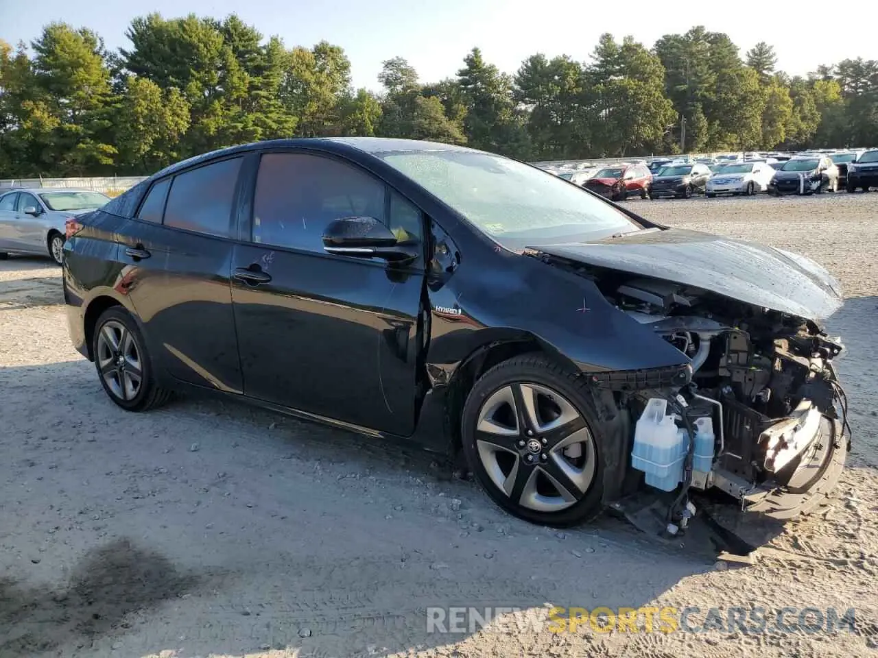 4 Photograph of a damaged car JTDKARFU4K3071417 TOYOTA PRIUS 2019
