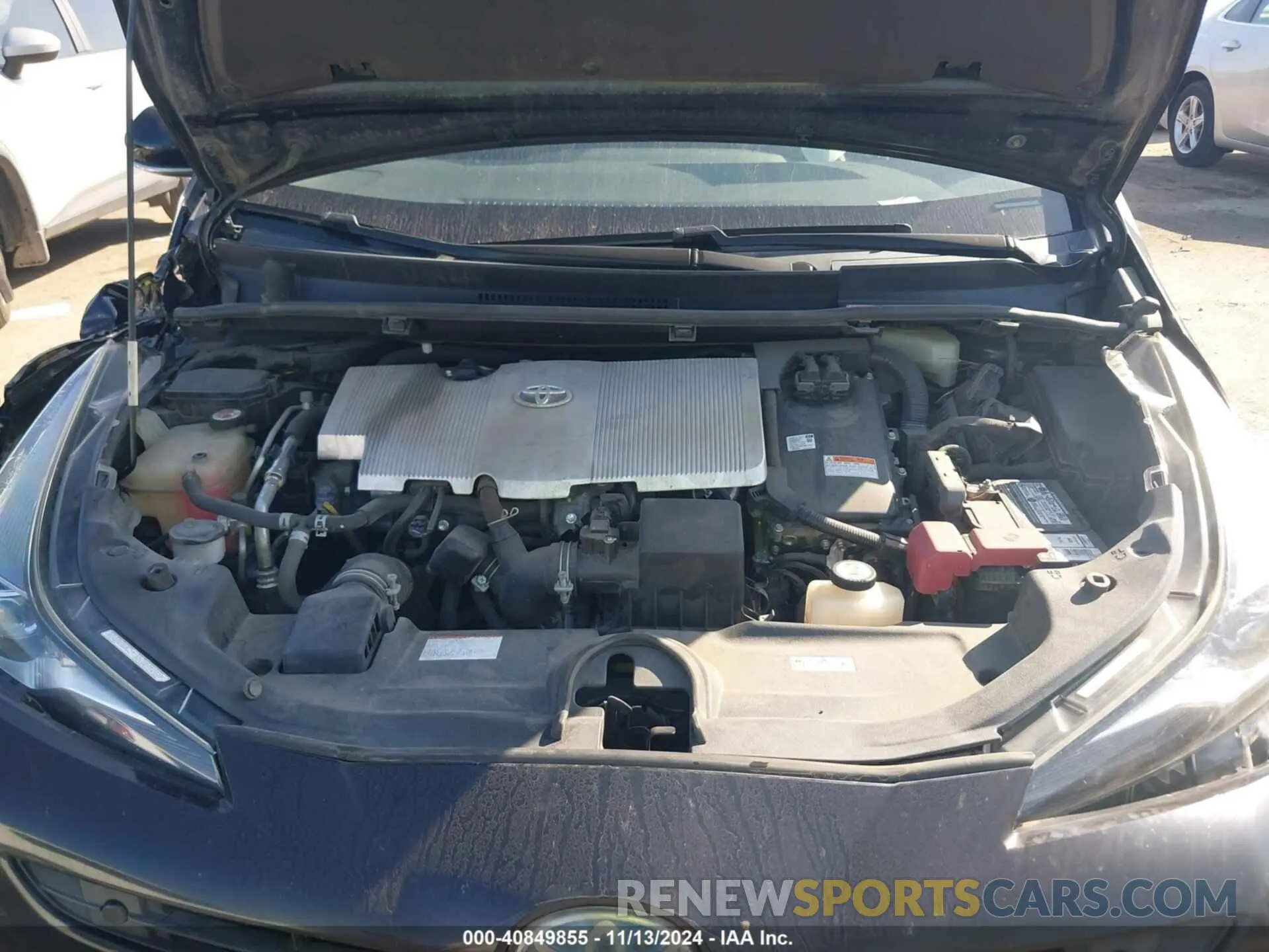 10 Photograph of a damaged car JTDKARFU4K3072504 TOYOTA PRIUS 2019