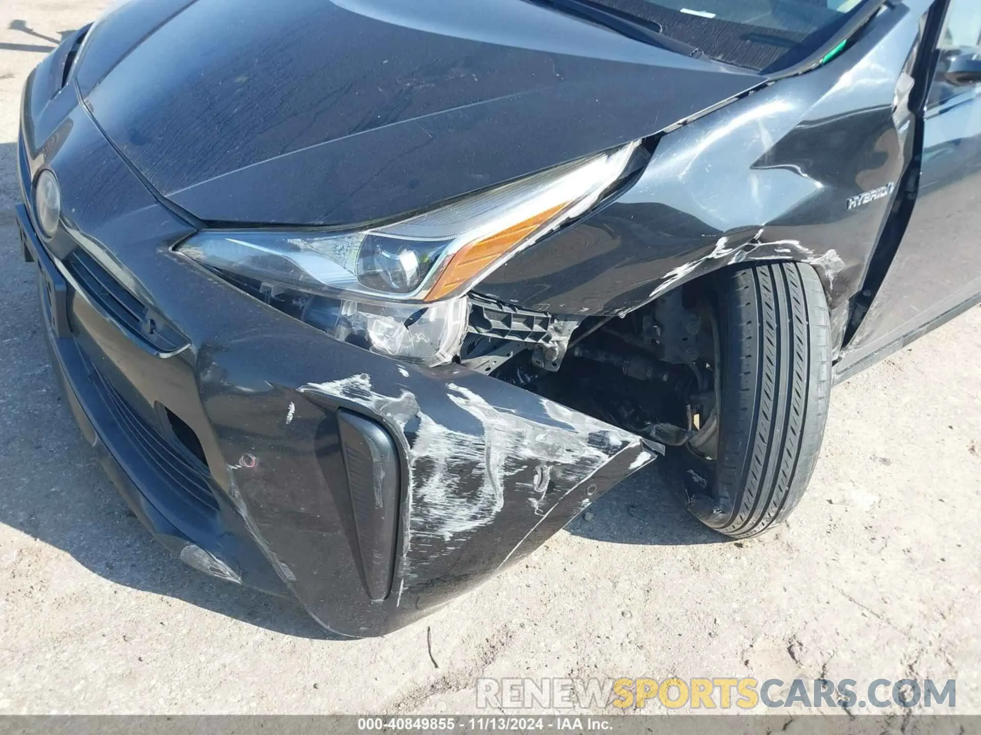 6 Photograph of a damaged car JTDKARFU4K3072504 TOYOTA PRIUS 2019