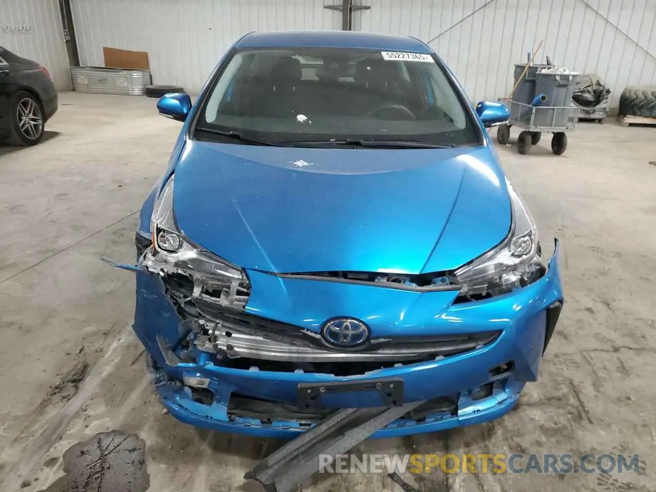 5 Photograph of a damaged car JTDKARFU4K3076374 TOYOTA PRIUS 2019