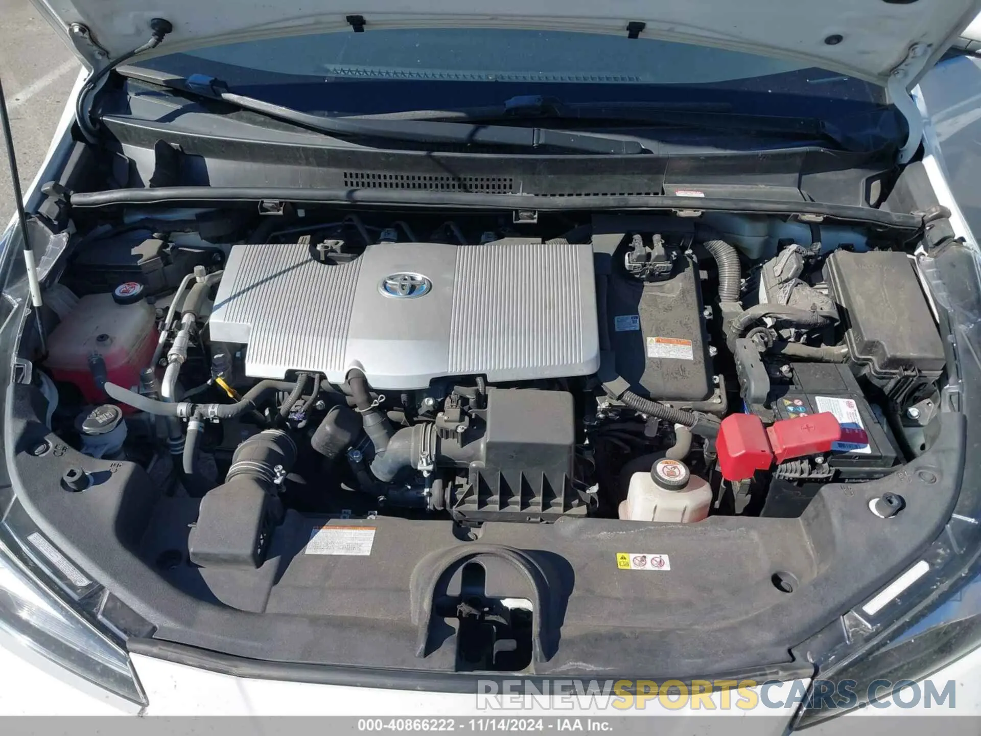 10 Photograph of a damaged car JTDKARFU4K3078397 TOYOTA PRIUS 2019