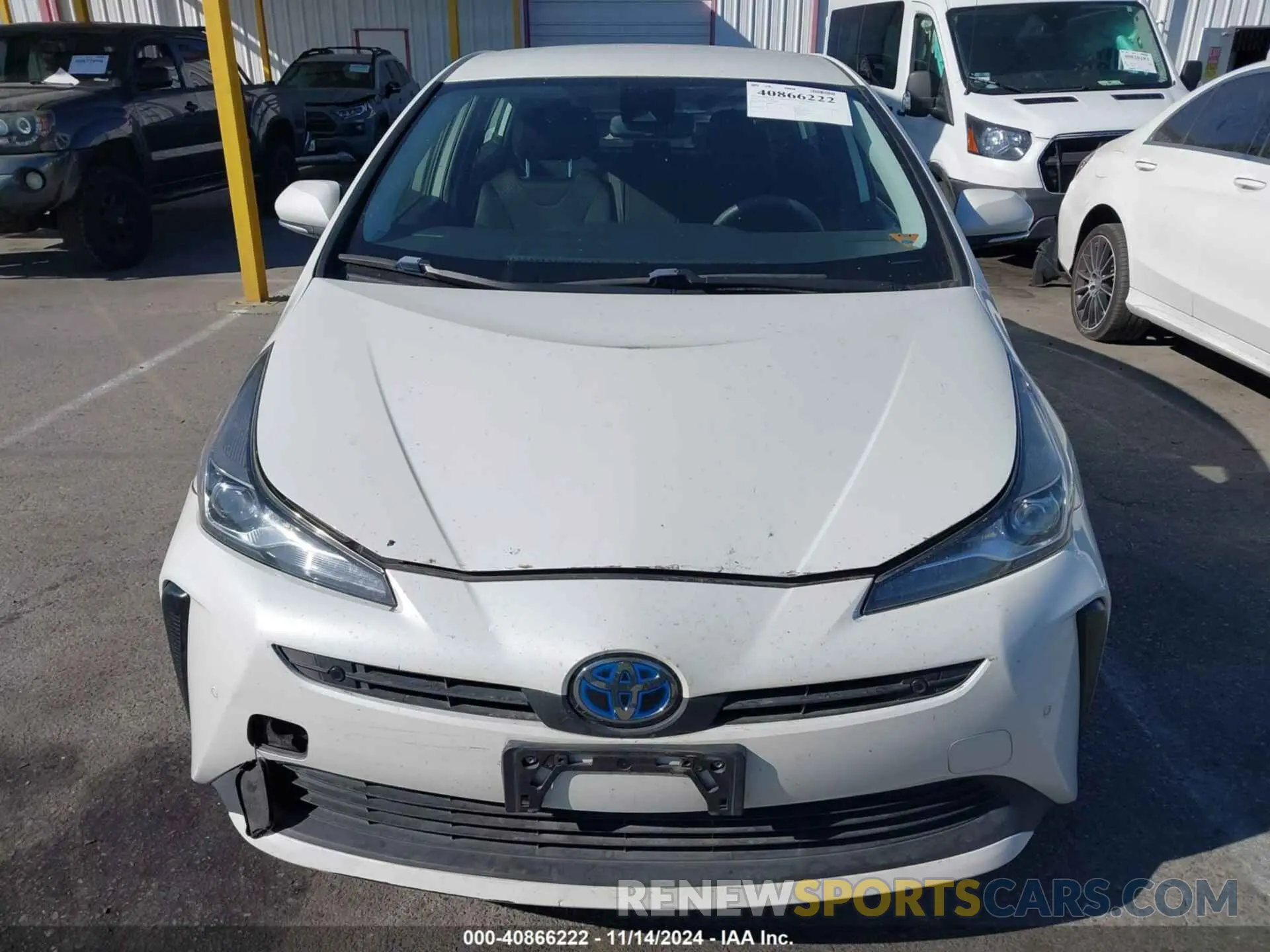 12 Photograph of a damaged car JTDKARFU4K3078397 TOYOTA PRIUS 2019
