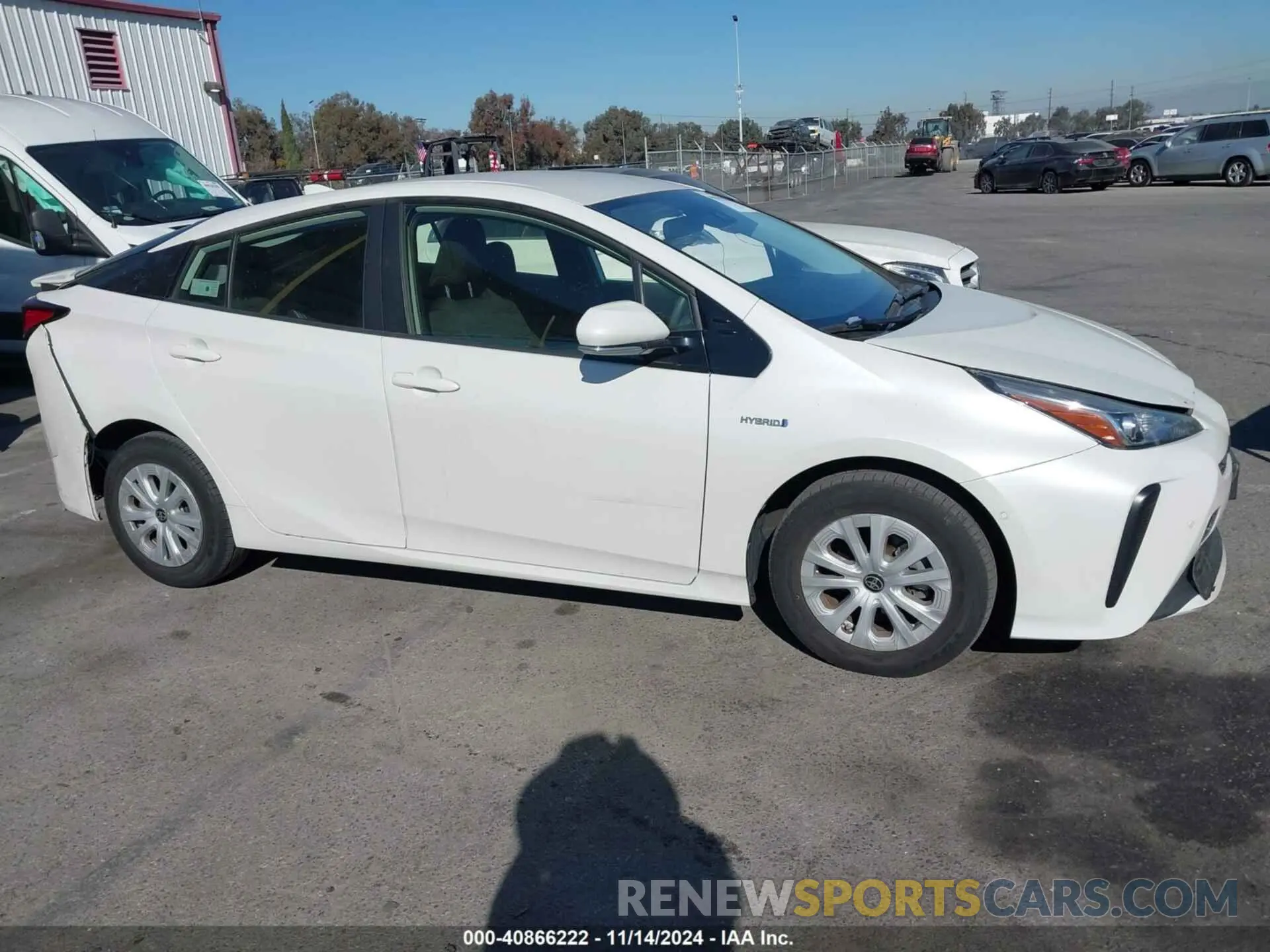 13 Photograph of a damaged car JTDKARFU4K3078397 TOYOTA PRIUS 2019