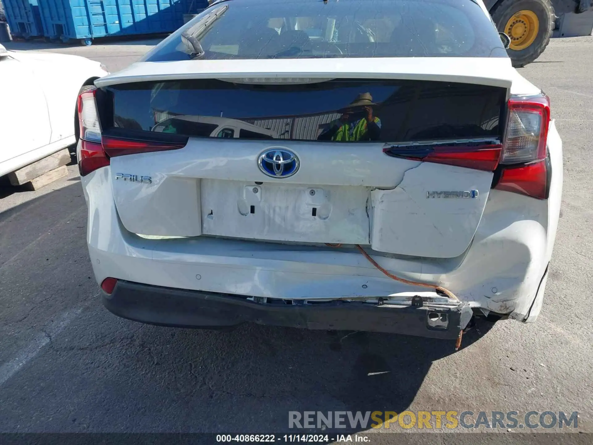 6 Photograph of a damaged car JTDKARFU4K3078397 TOYOTA PRIUS 2019