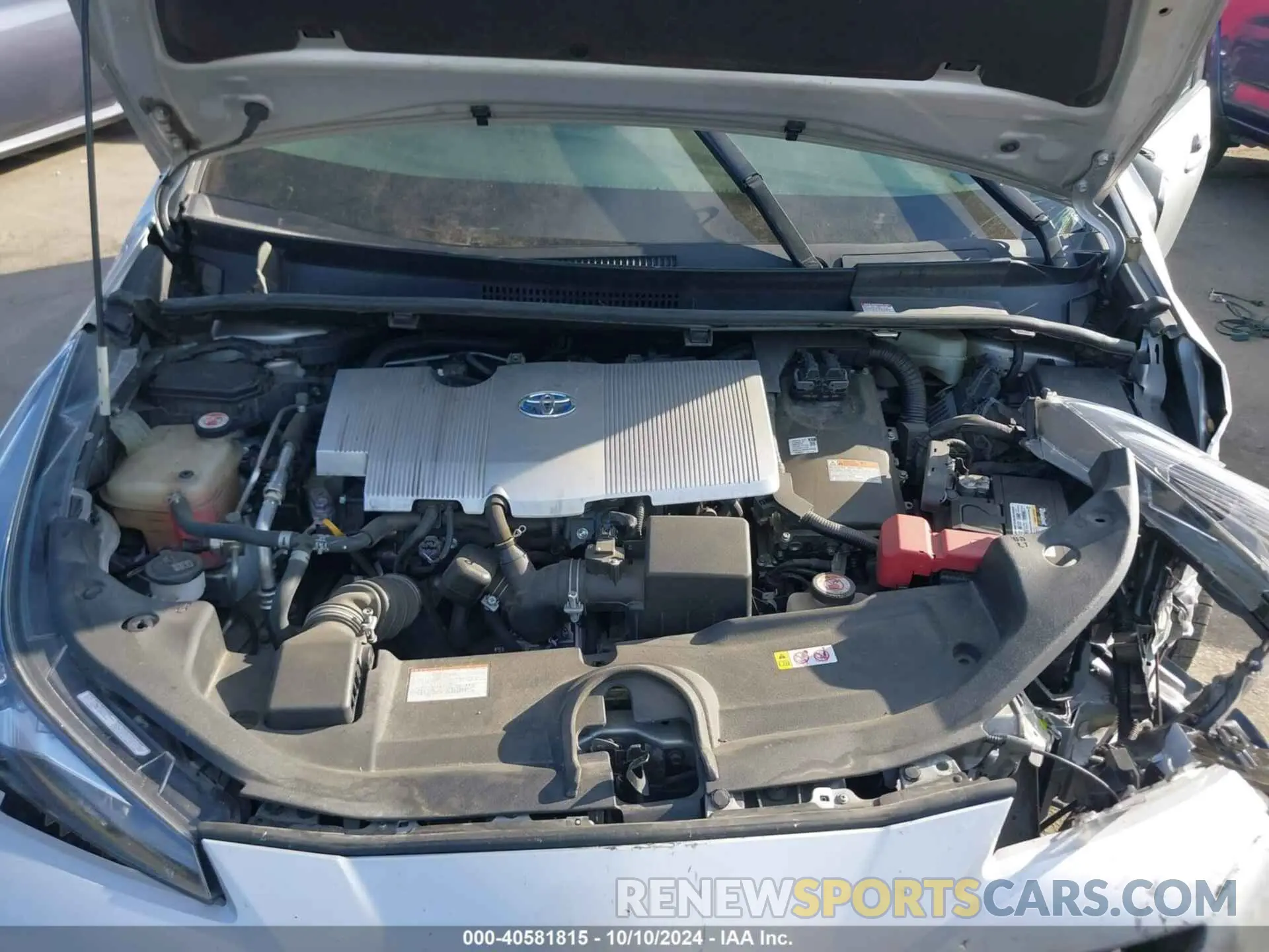 10 Photograph of a damaged car JTDKARFU4K3081347 TOYOTA PRIUS 2019