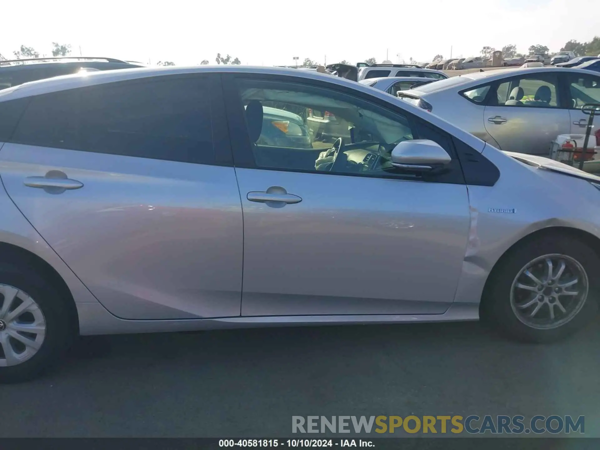 13 Photograph of a damaged car JTDKARFU4K3081347 TOYOTA PRIUS 2019