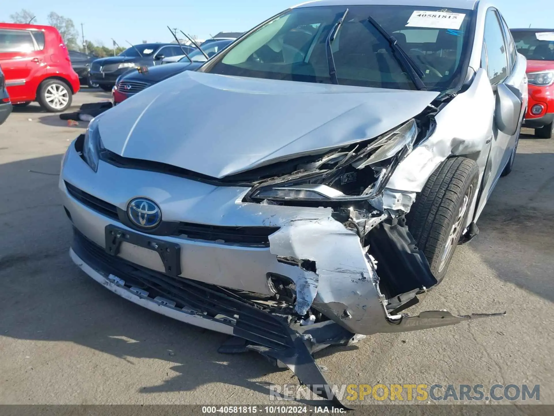 6 Photograph of a damaged car JTDKARFU4K3081347 TOYOTA PRIUS 2019