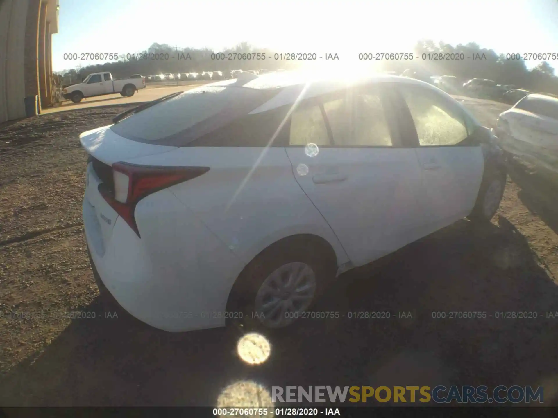 4 Photograph of a damaged car JTDKARFU4K3084104 TOYOTA PRIUS 2019